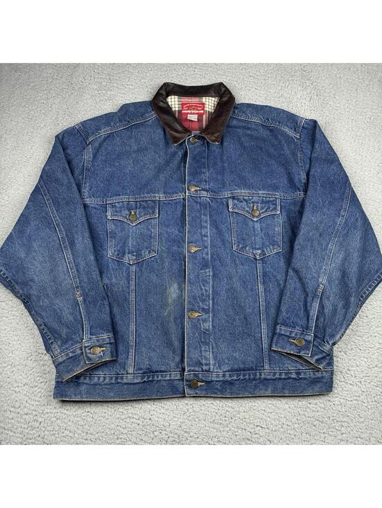 Marlboro Other - Vintage Marlboro Country Store Denim Trucker Jacket Mens XL 90s Tobacco Promo